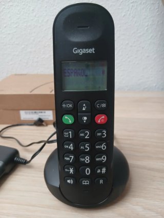 Teléfono Inalámbrico Gigaset AD100 Negro