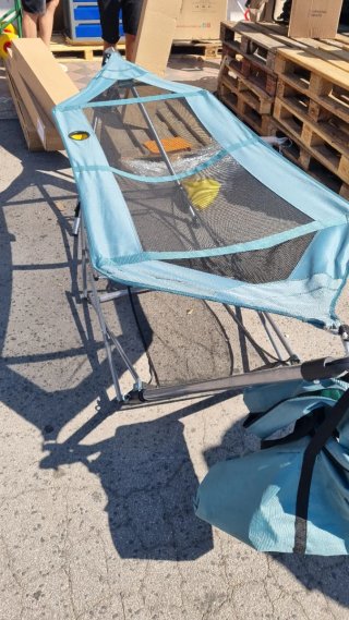 Amaca da campeggio con porta bicchiere