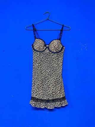 Vestido Lencero Animal Print Y2K Rampage