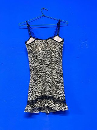 Vestido Lencero Animal Print Y2K Rampage