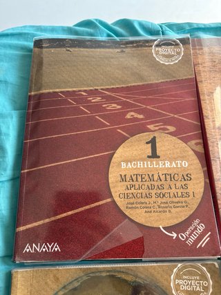 LOTE 4 LIBROS ANAYA 1 BACHILLERATO