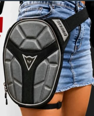 Bolso Pierna Dainese Negro Gris