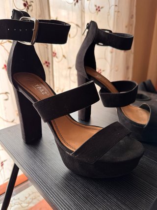 Tacones plataforma Marypaz negros talla 39