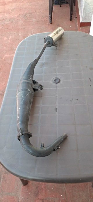 Tubo de escape 50cc AM6