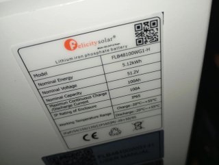 Batería Felicity 5.12 kWh