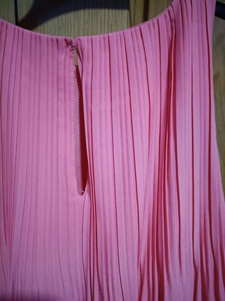 Vestido Mayoral Talla 12 Coral Plisado