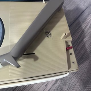 Tocadiscos Portátil Askar Beige/Azul