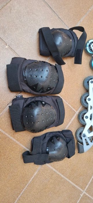 Patines en línea ajustables (32-35) + Protecciones