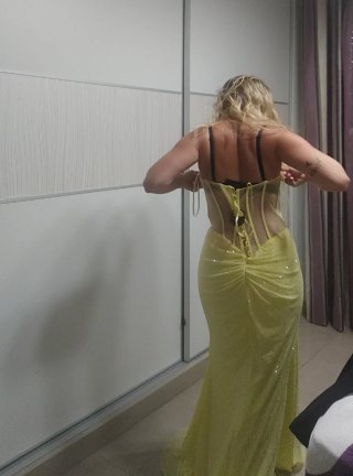 Vestido boda evento marca bicici coty l