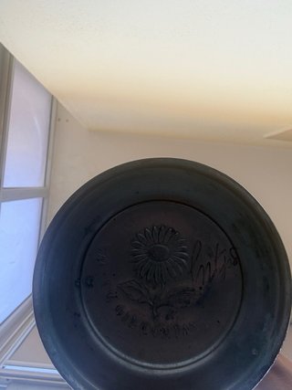 Candeeiro a petróleo metal e vidro