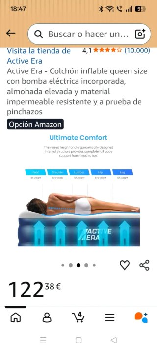 Cama Hinchable Autohinchable