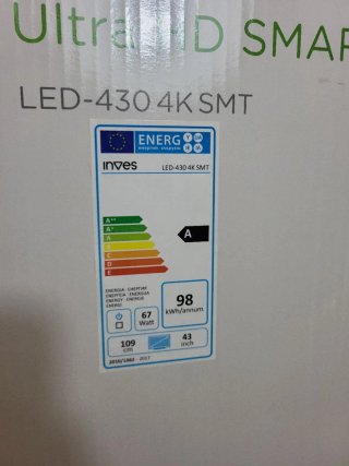 TV INVES 43" Ultra HD Smart TV