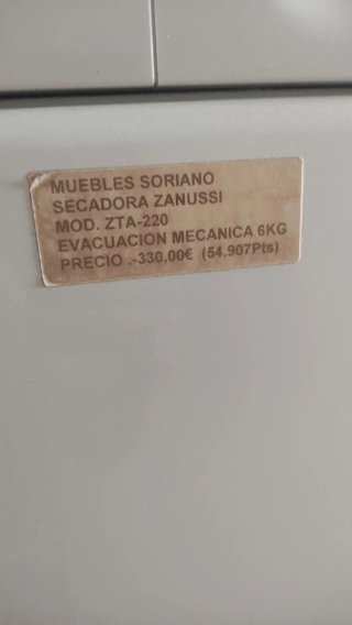 Lavadora y Secadora Blanca