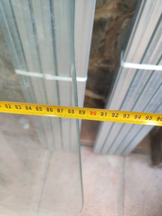 Cristal mesa ovalado
