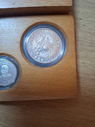 Pack 5 Monedas Plata Conmemorativas Pesetas 1990