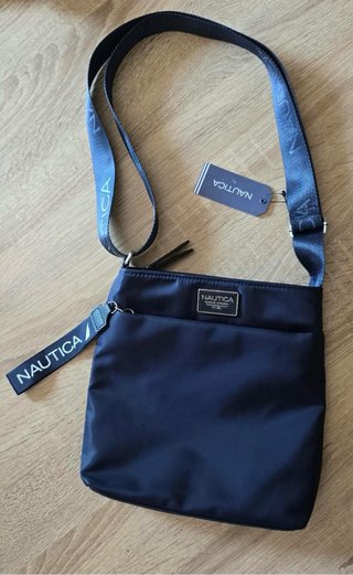Bolso bandolera Nautica negro