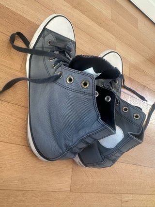 Converse All Star Grigie e Bianche