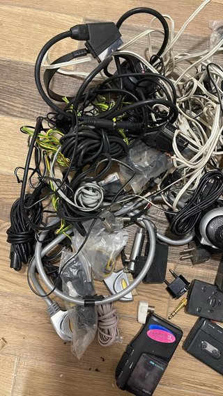 Lote electrónica y cables variados