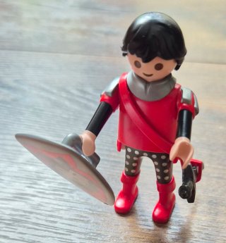 4 Figuras Playmobil Guerreros Medievales