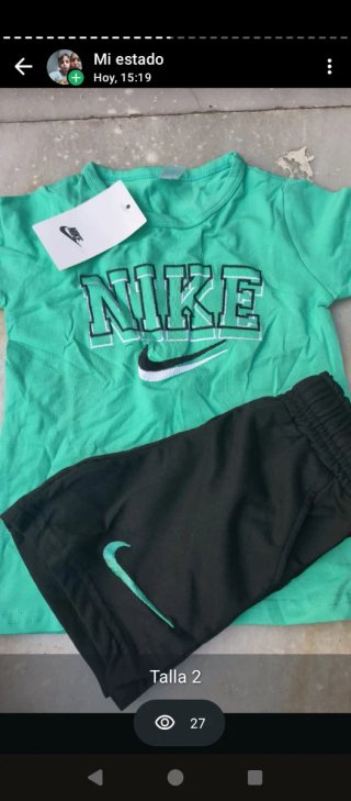 Conjunto Nike Camiseta y Pantalón  de todo bambas