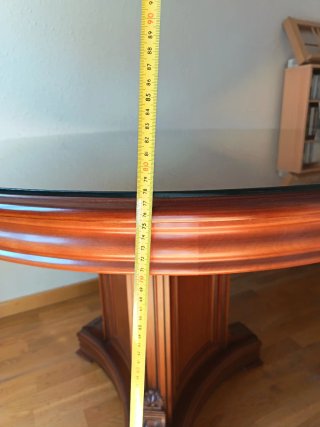 Mesa de comedor de madera elegante, extensible