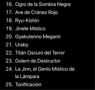 Cartas Yu-Gi-Oh! Originales