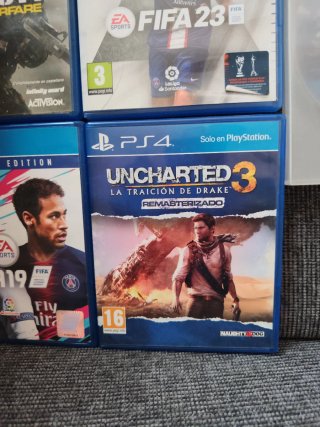 Lote 7 Juegos PS4: FIFA, Watch Dogs, Uncharted...