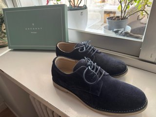 Zapatos vestir niño azul marino