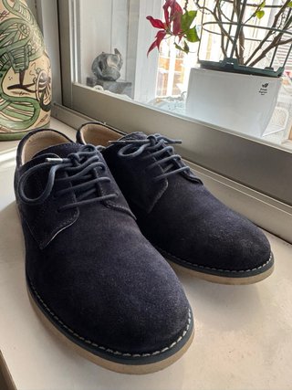 Zapatos vestir niño azul marino