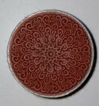 Sello de caucho mandala 4cm