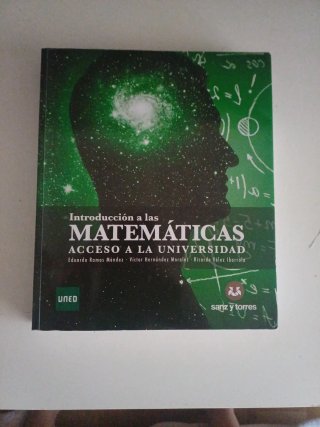 Libro matemáticas acceso UNED mayores 25
