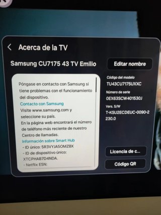 TV Samsung 43 Buen Estado