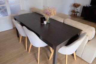 Mesa de comedor extensible madera