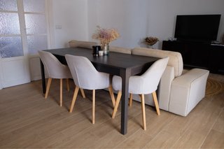 Mesa de comedor extensible madera