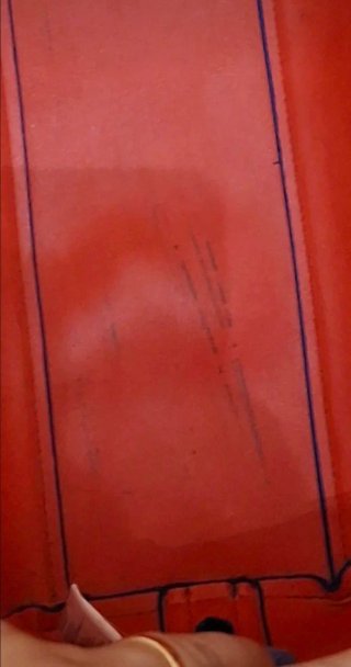 Borsa Gaudi blu e rossa