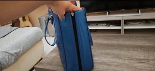 Borsa Gaudi blu e rossa
