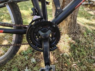 Bicicleta FS26 Negro Rojo Montaña