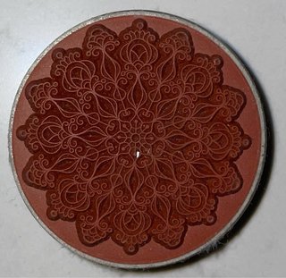 Sello Mandala Caucho 4cm Diámetro