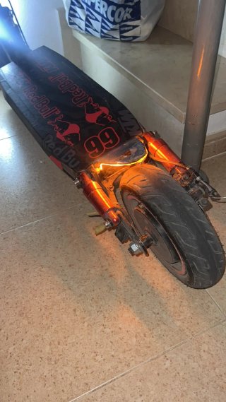 Patín Eléctrico Zwheel Modificado  KTM Red Bull