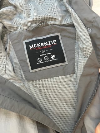 Sudadera McKenzie Gris y Blanca Reflectante