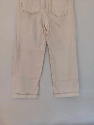 Pantalón vaquero Bershka beige talla M