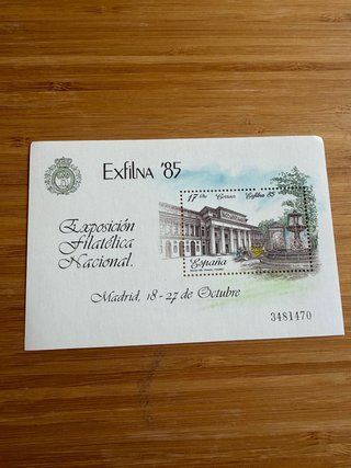 Exposición Filatélica Nacional '85 Madrid