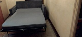 Urgent! Sofá Cama Gris Tela