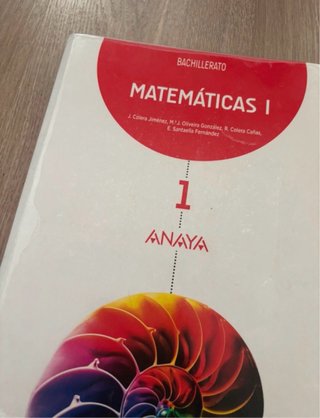 Matemáticas I. Bachillerato 1