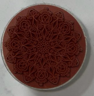 Sello de caucho mandala 4cm