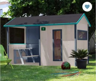 Caseta Infantil Madera Pino Jardín