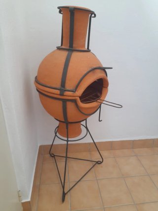 Barbacoa de barro estilo árabe