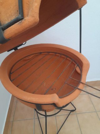 Barbacoa de barro estilo árabe