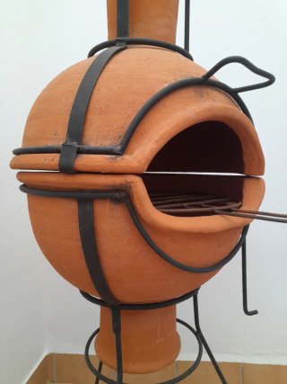 Barbacoa de barro estilo árabe