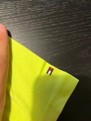 T-shirt Tommy Hilfiger Giallo Lime Nuova